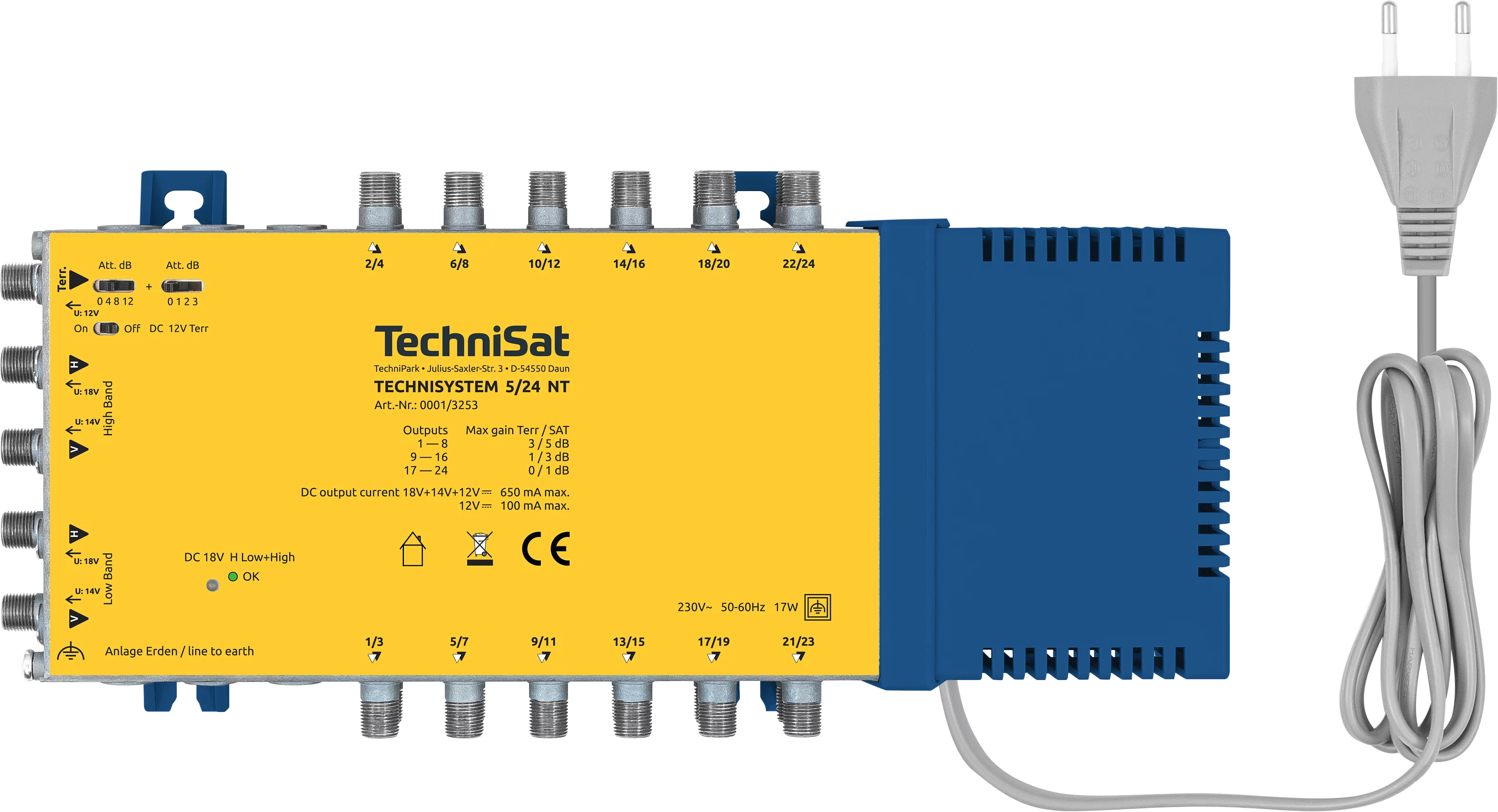 TECHNISYSTEM 5/24 NT Frontal, Front