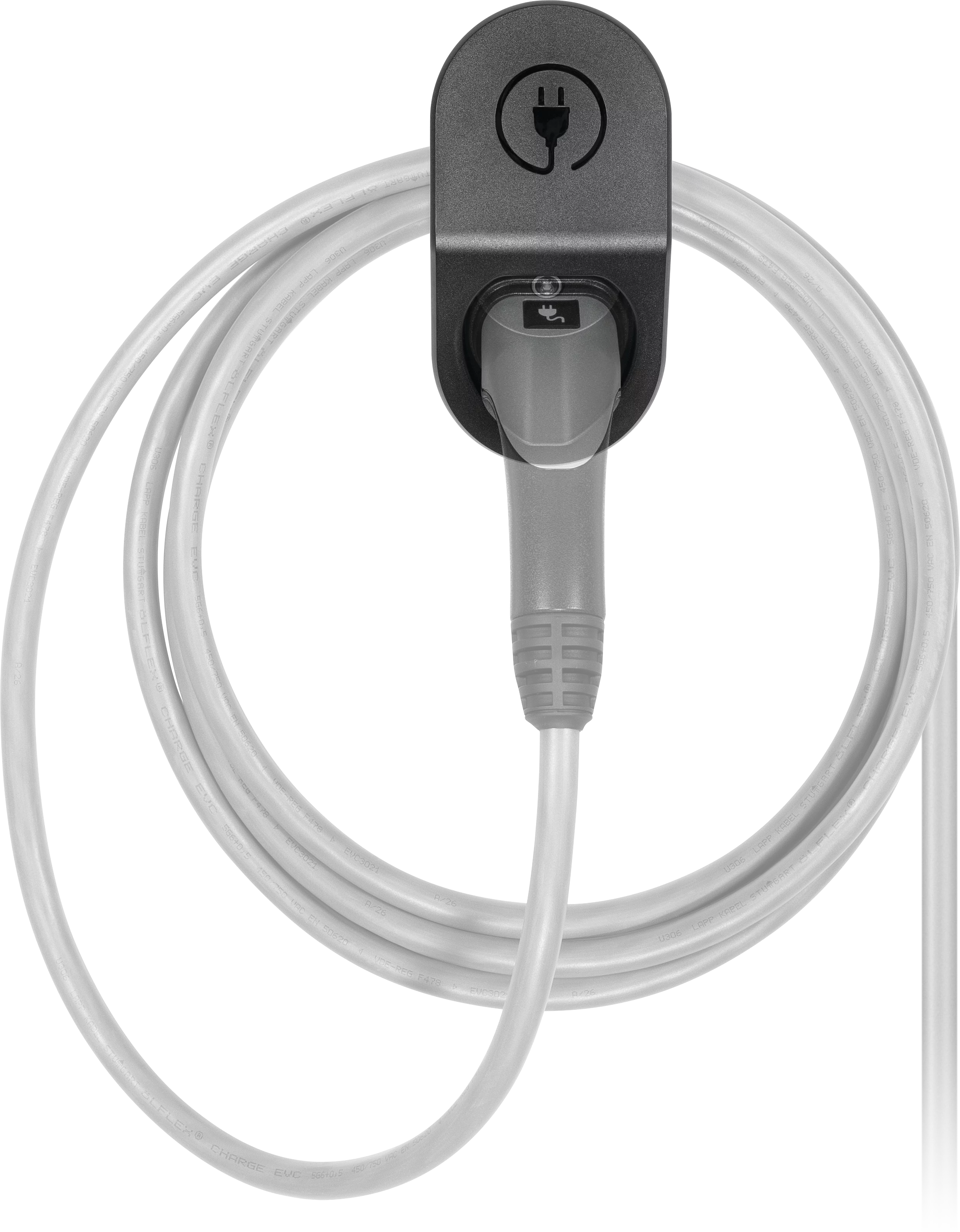 Kabel- und Steckerhalter Typ 2 Frontal, Front