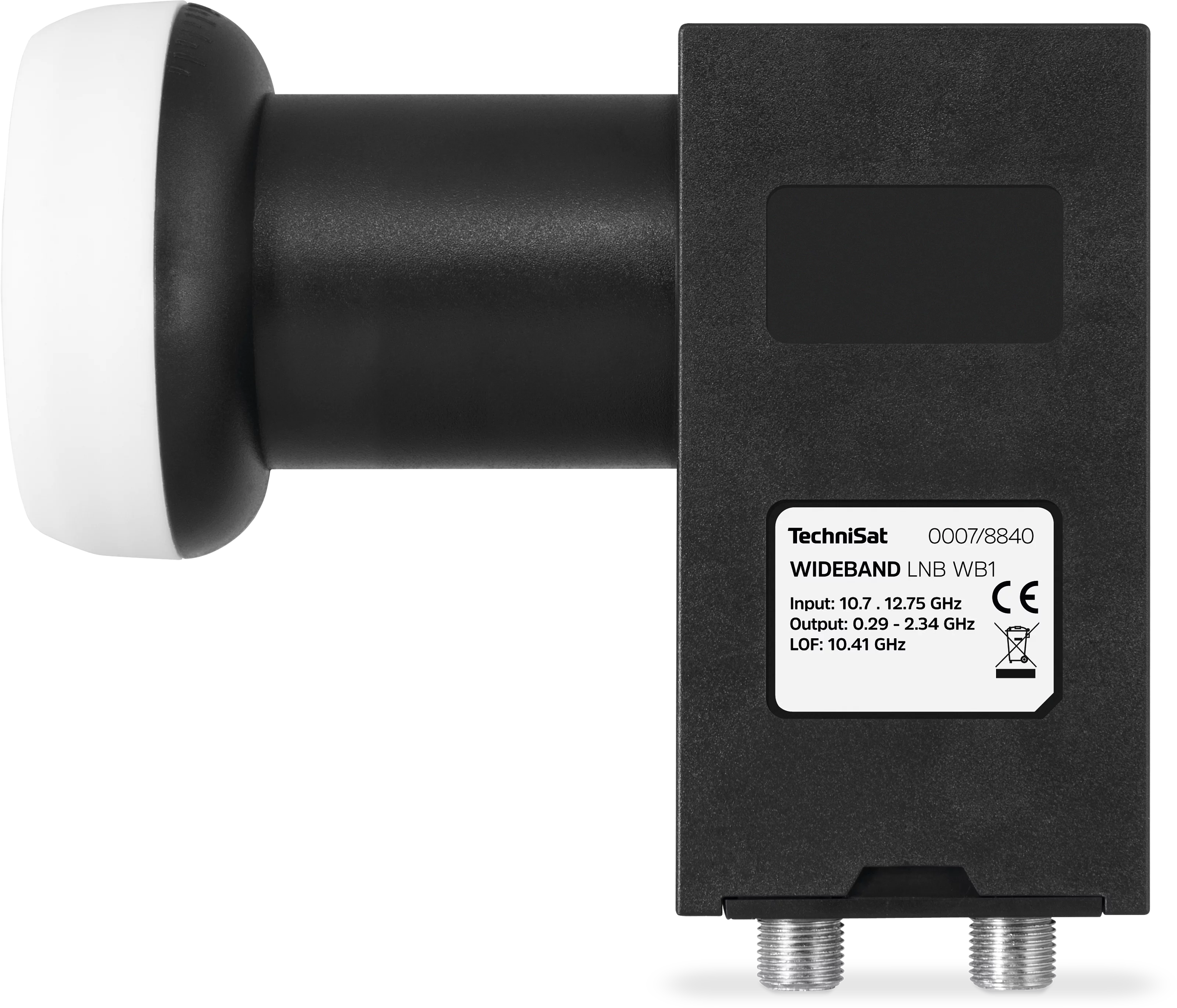 WIDEBAND-LNB WB1, 40 mm Frontal, Front