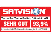 SatVision (07/2014) - Note: Sehr gut (93,9 %)