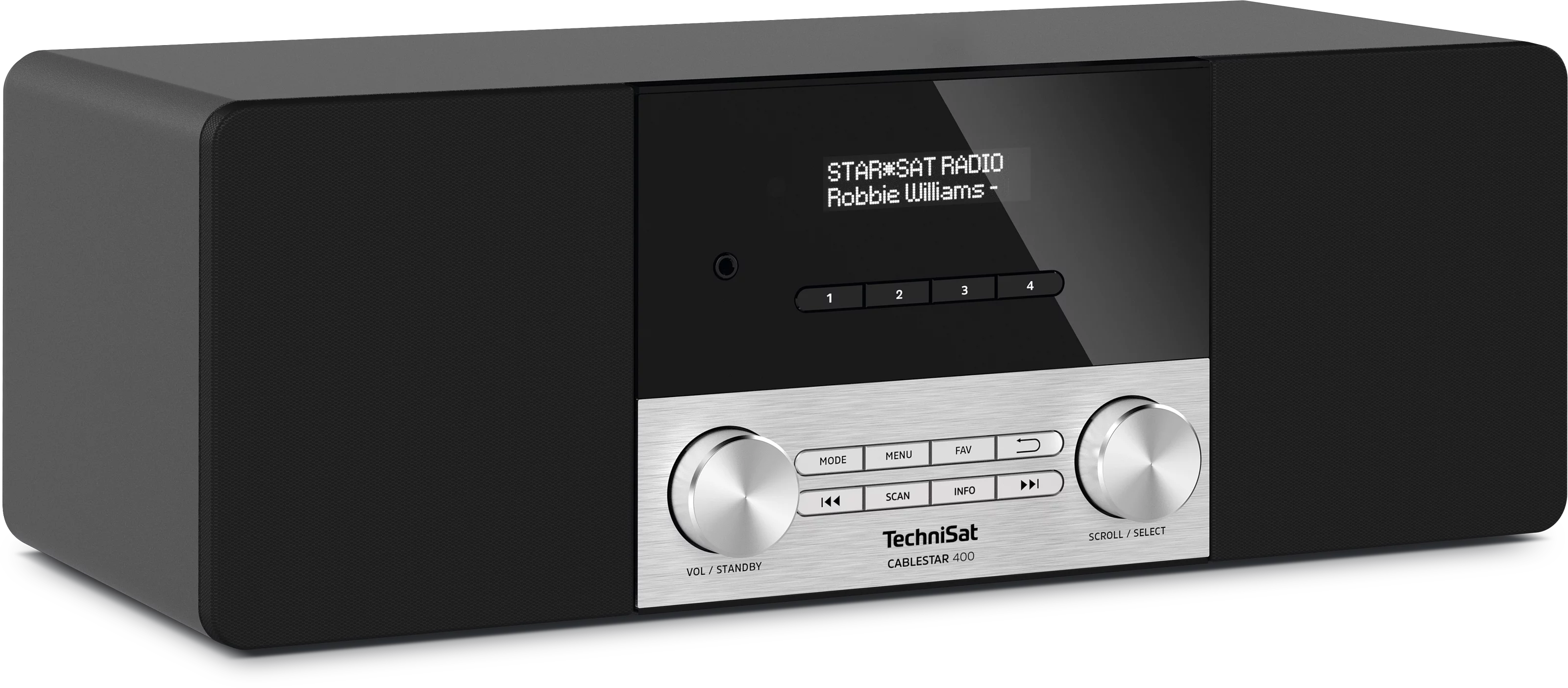 CABLESTAR 400 inkl. Fernbedienung (C-Ware) Schräg, Rechts