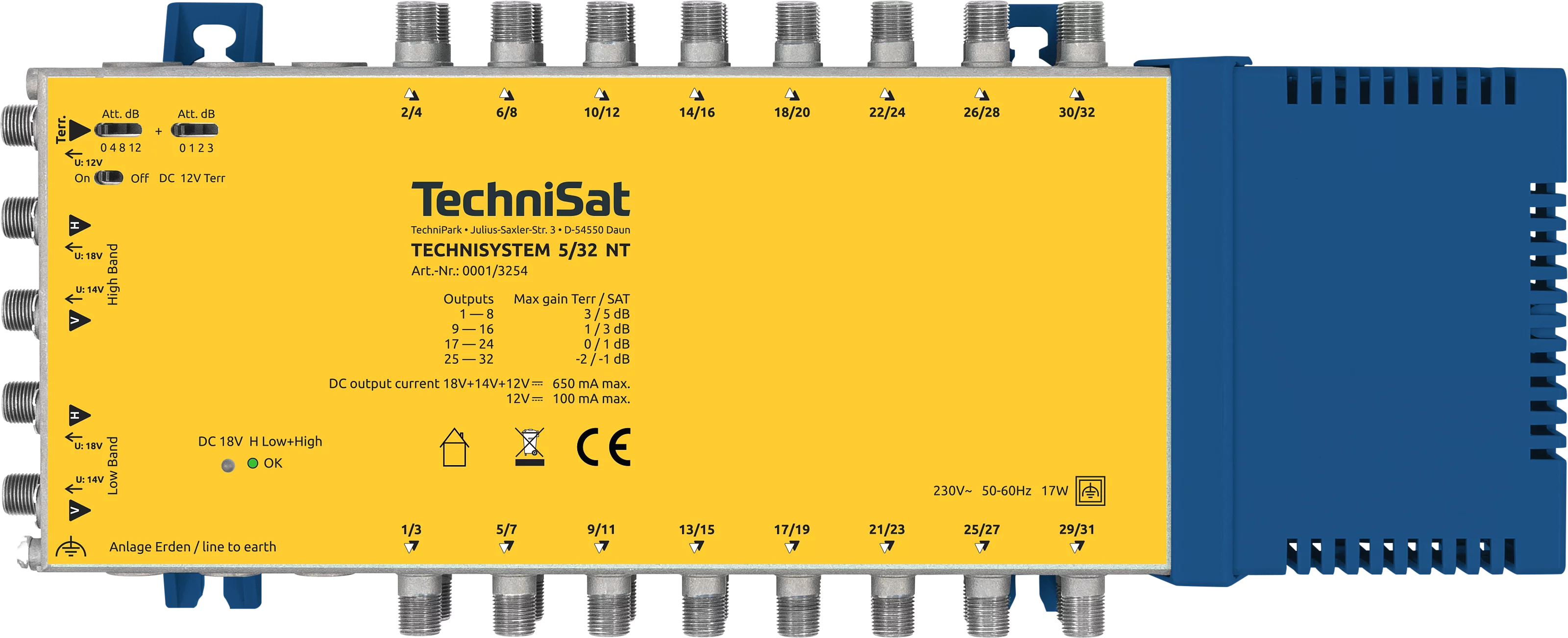 TECHNISYSTEM 5/32 NT Frontal, Front