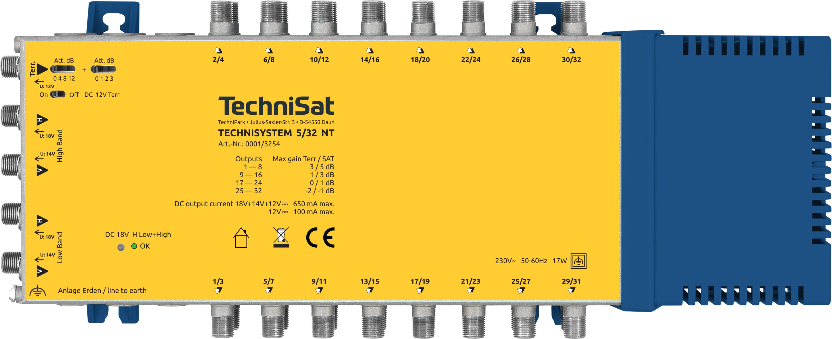 TECHNISYSTEM 5/32 NT Frontal, Front