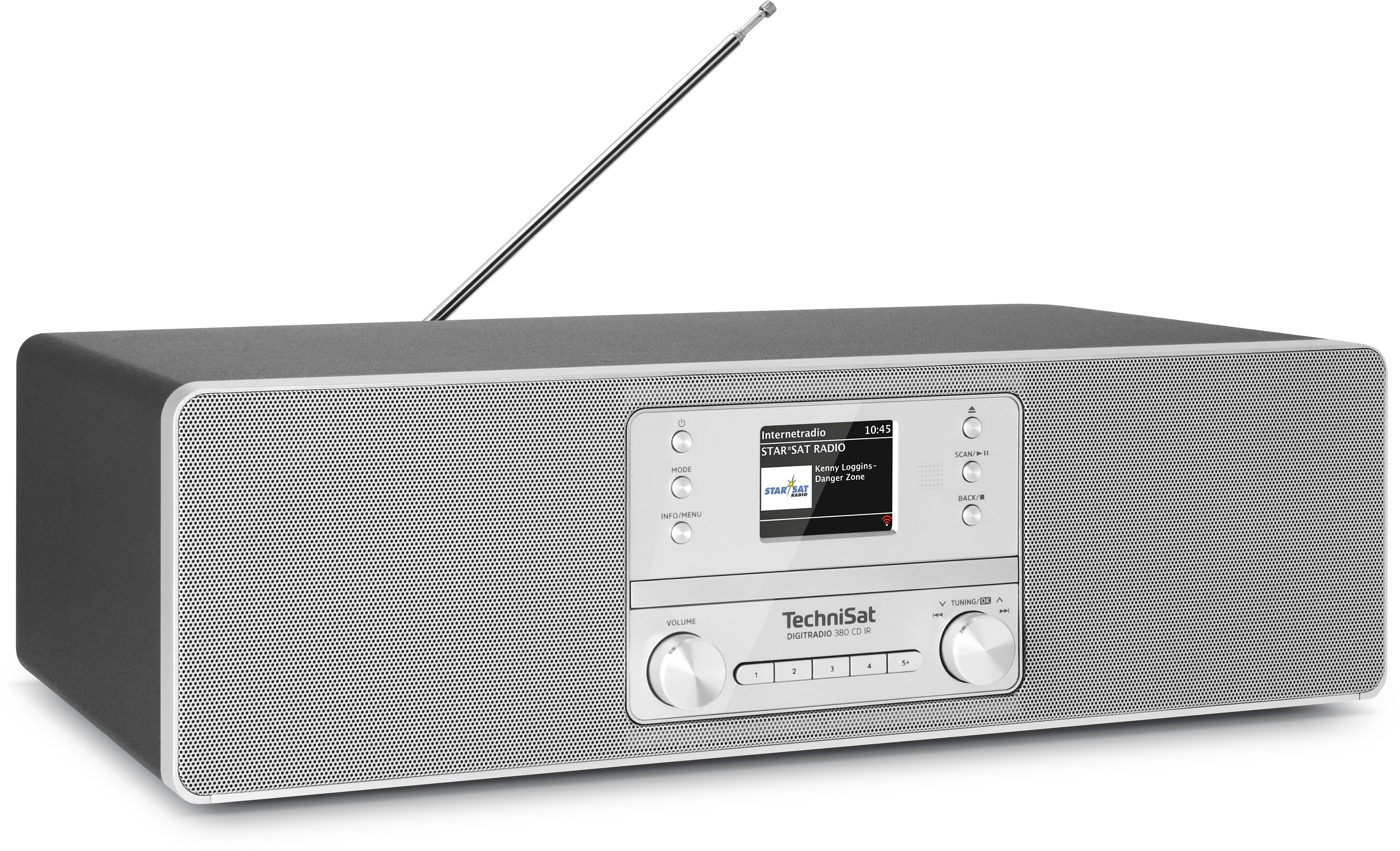 DIGITRADIO 380 CD IR (C-Ware) Schräg, Rechts