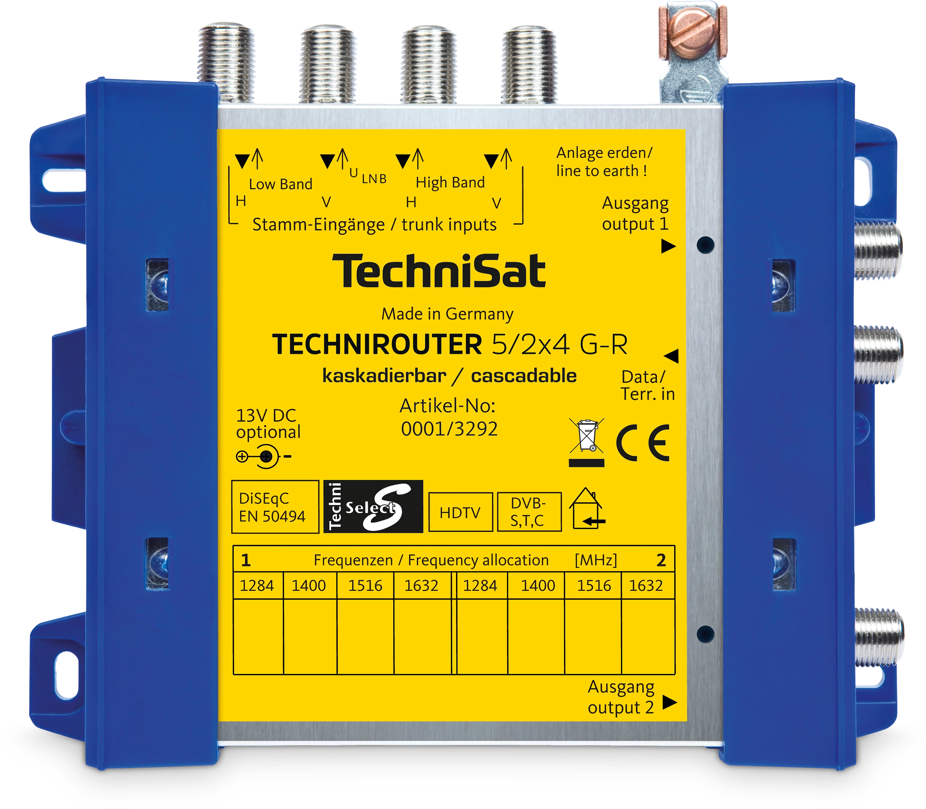 TECHNIROUTER 5/2x4 G-R (Grundeinheit) (B-Ware) Frontal, Front