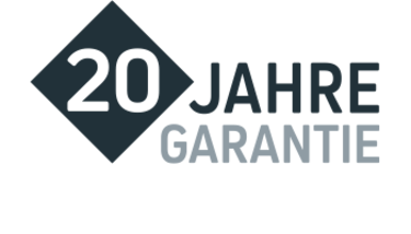 20 Jahre Garantie - Garantierte Qualität! Dank hochwertiger Materialien und Bauteile hat diese DigitalSat-Antenne 20 Jahre Garantie auf alle Metallteile gegen Durchrostung.