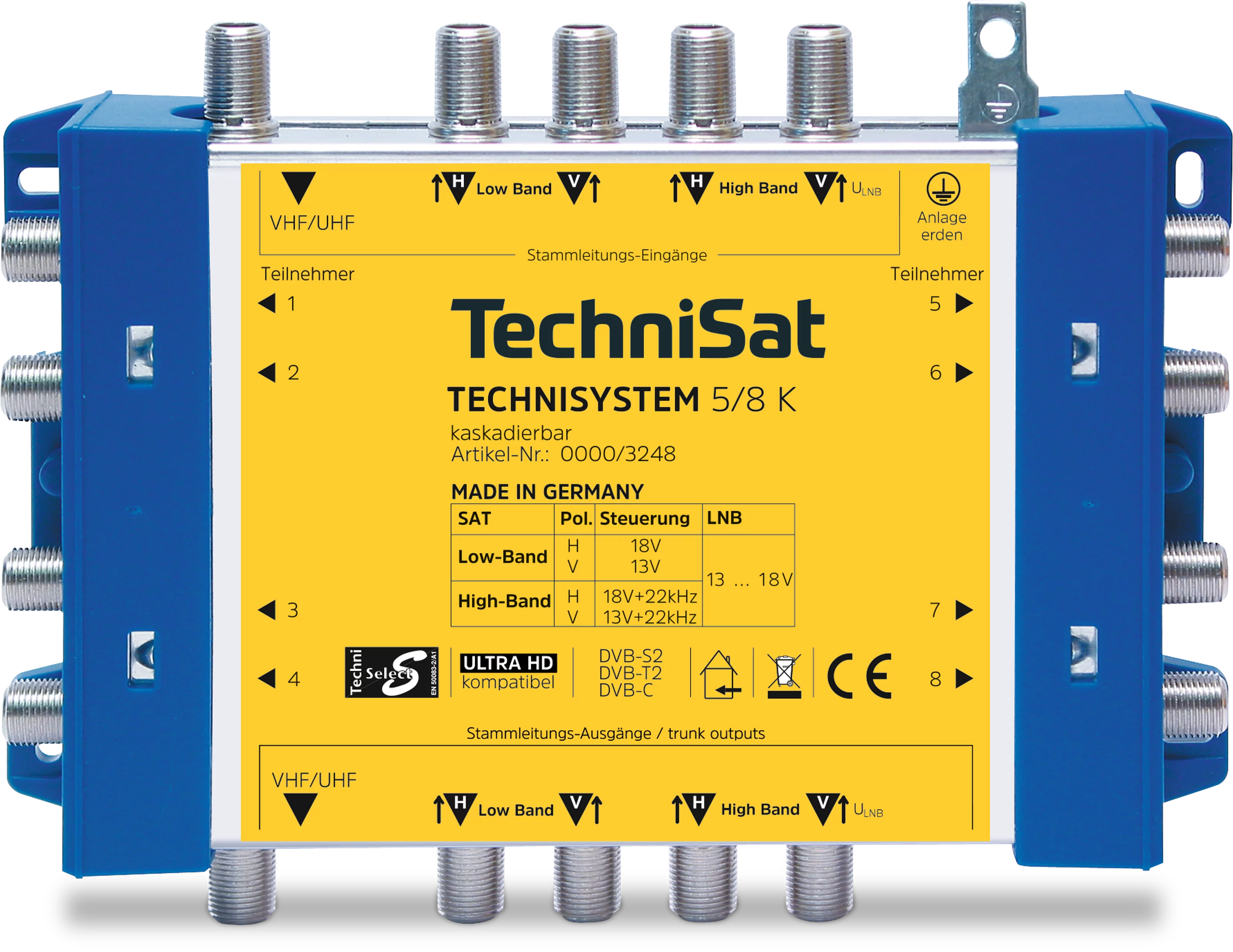 TECHNISYSTEM 5/8 K (Kaskade) Frontal, Front