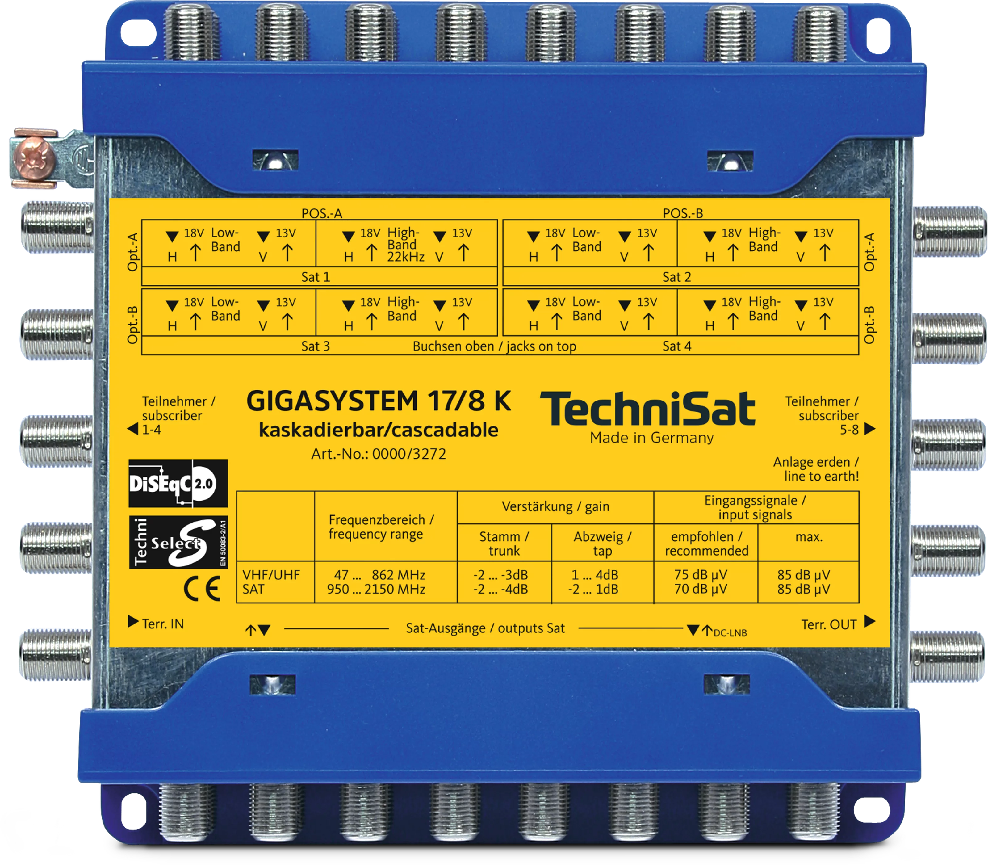 GIGASYSTEM 17/8 K (Kaskade) Frontal, Front