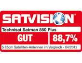 SATVISION (04/2012) - Note: Gut | 88,7 %