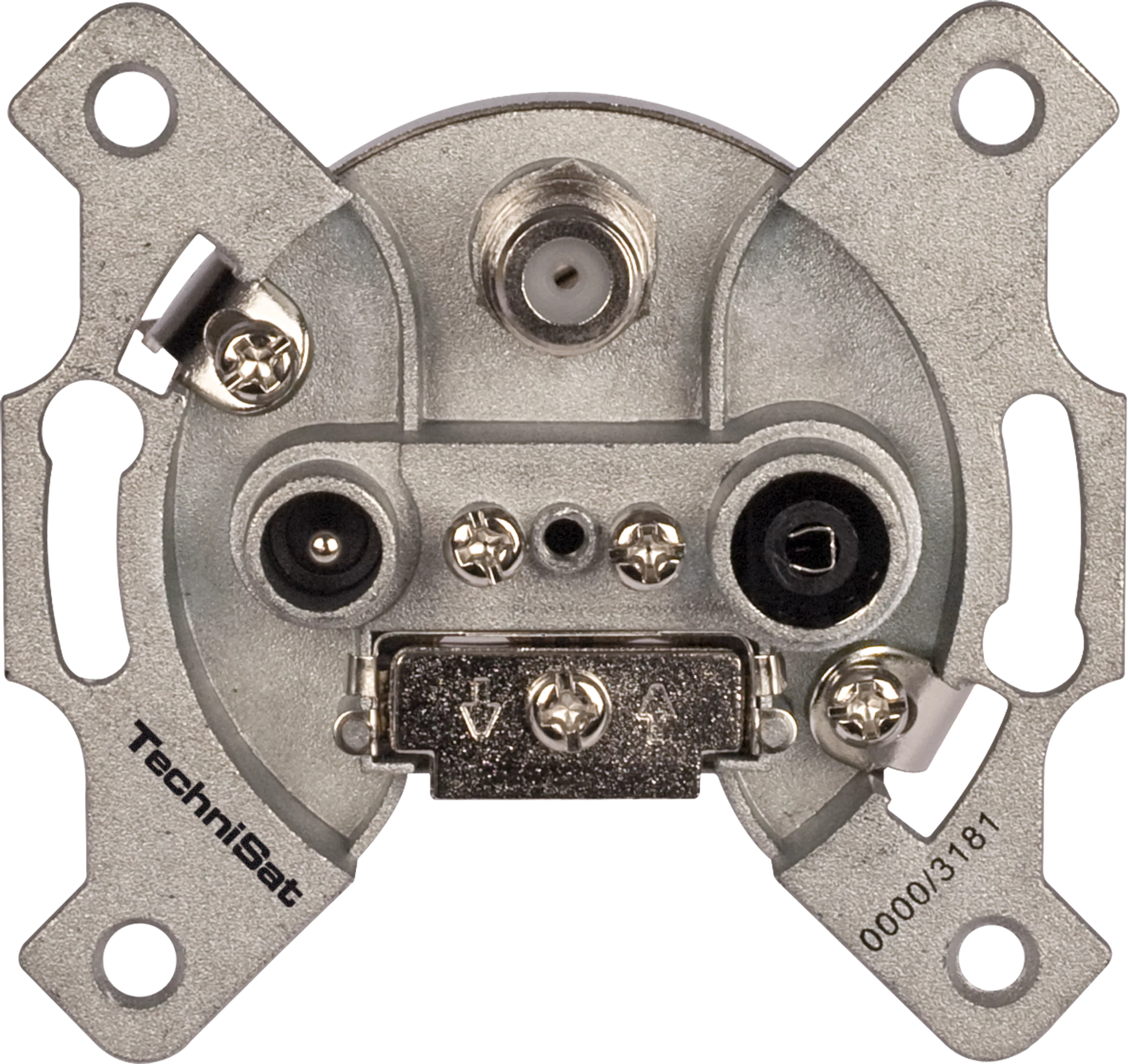 Durchgangsdose RV 600-13 (Aufputzausführung, komplett) Frontal, Front