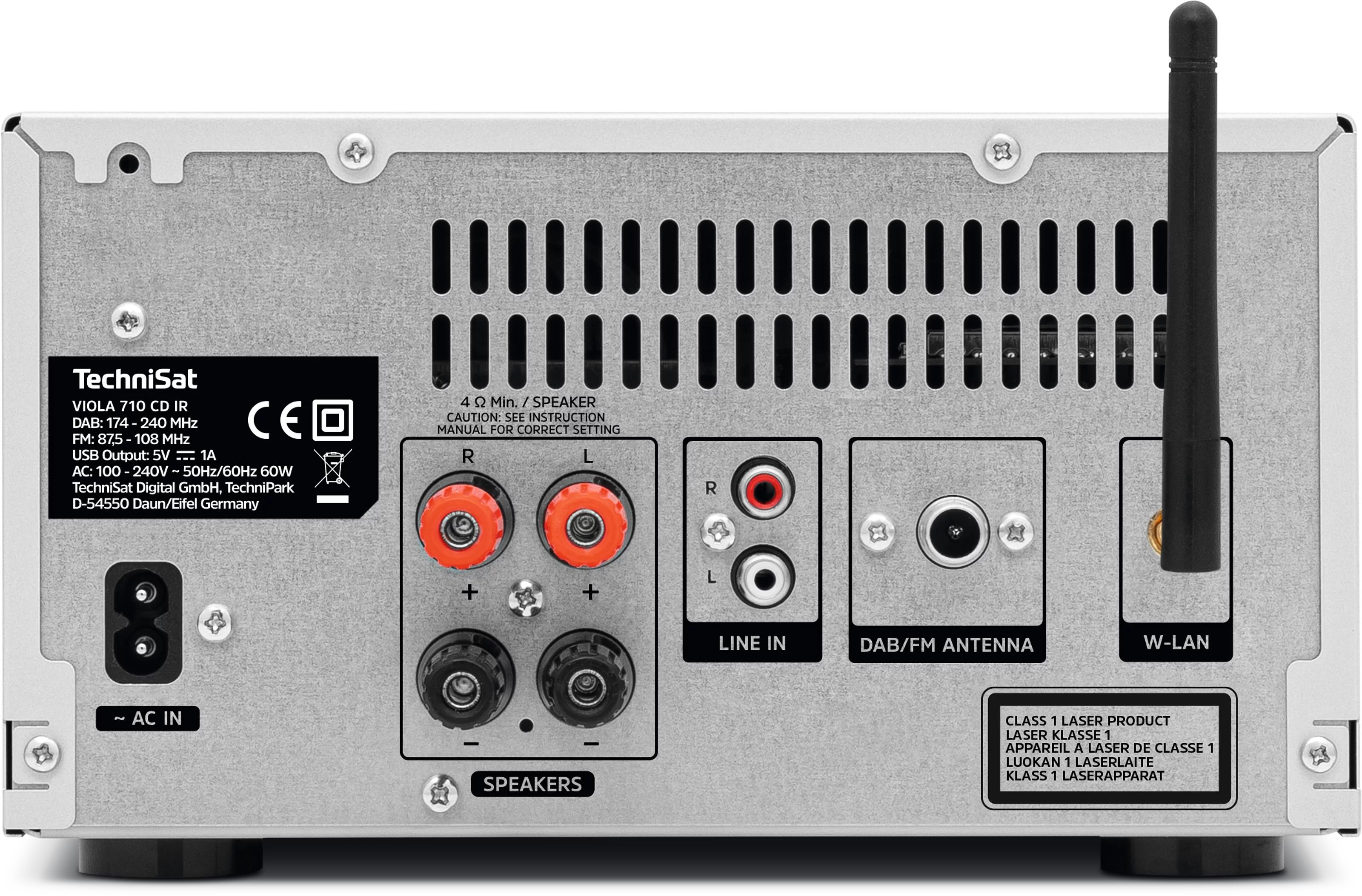 VIOLA 710 CD IR Frontal, Rück