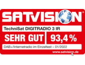 SATVISION 01/2022 - Testnote: sehr gut (93,4%)