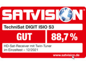 SATVISION 12/2021 - Testnote: gut (88,7%)