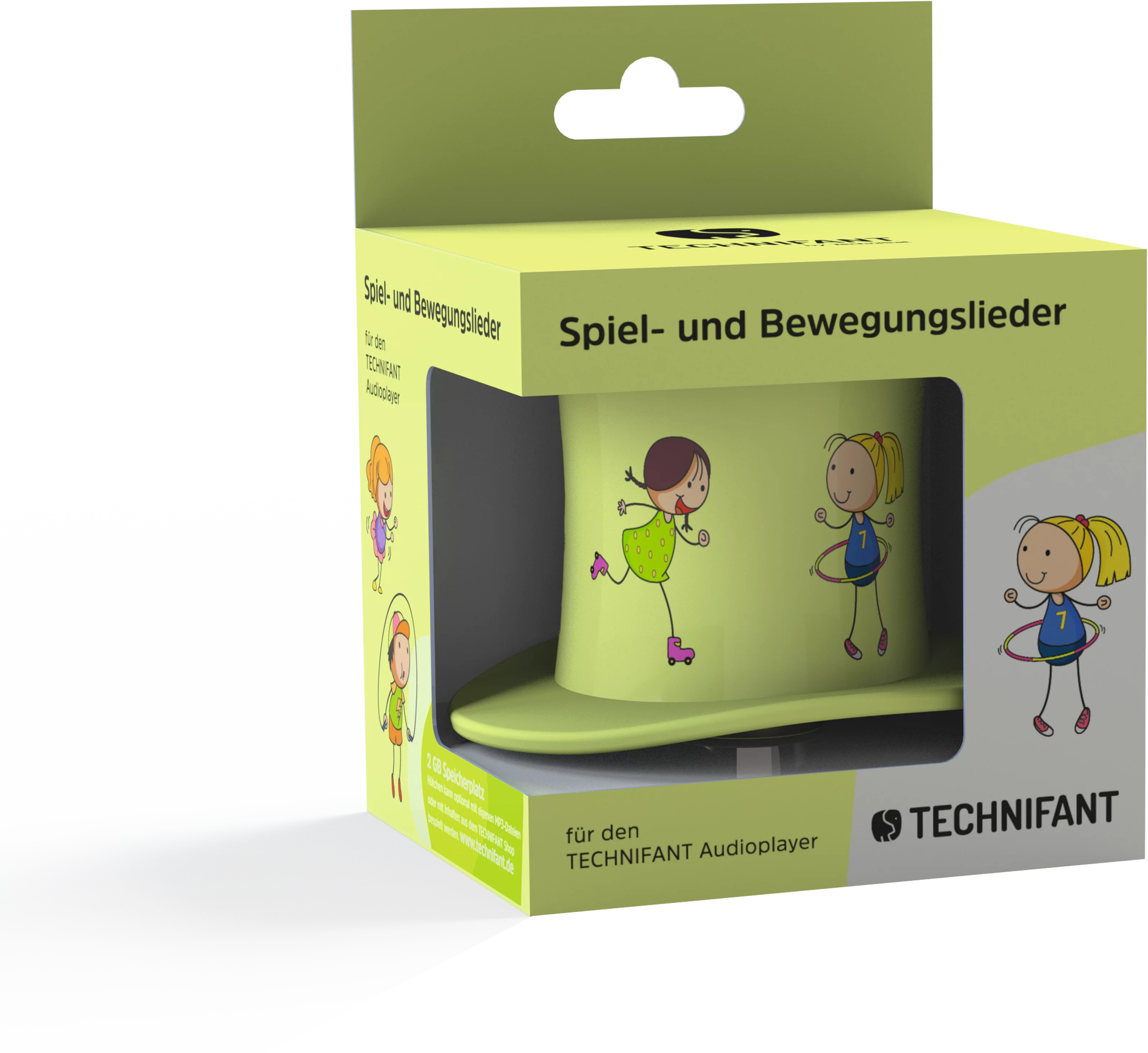 TECHNIFANT Hütchen Spiel- & Bewegungslieder MVerpackung