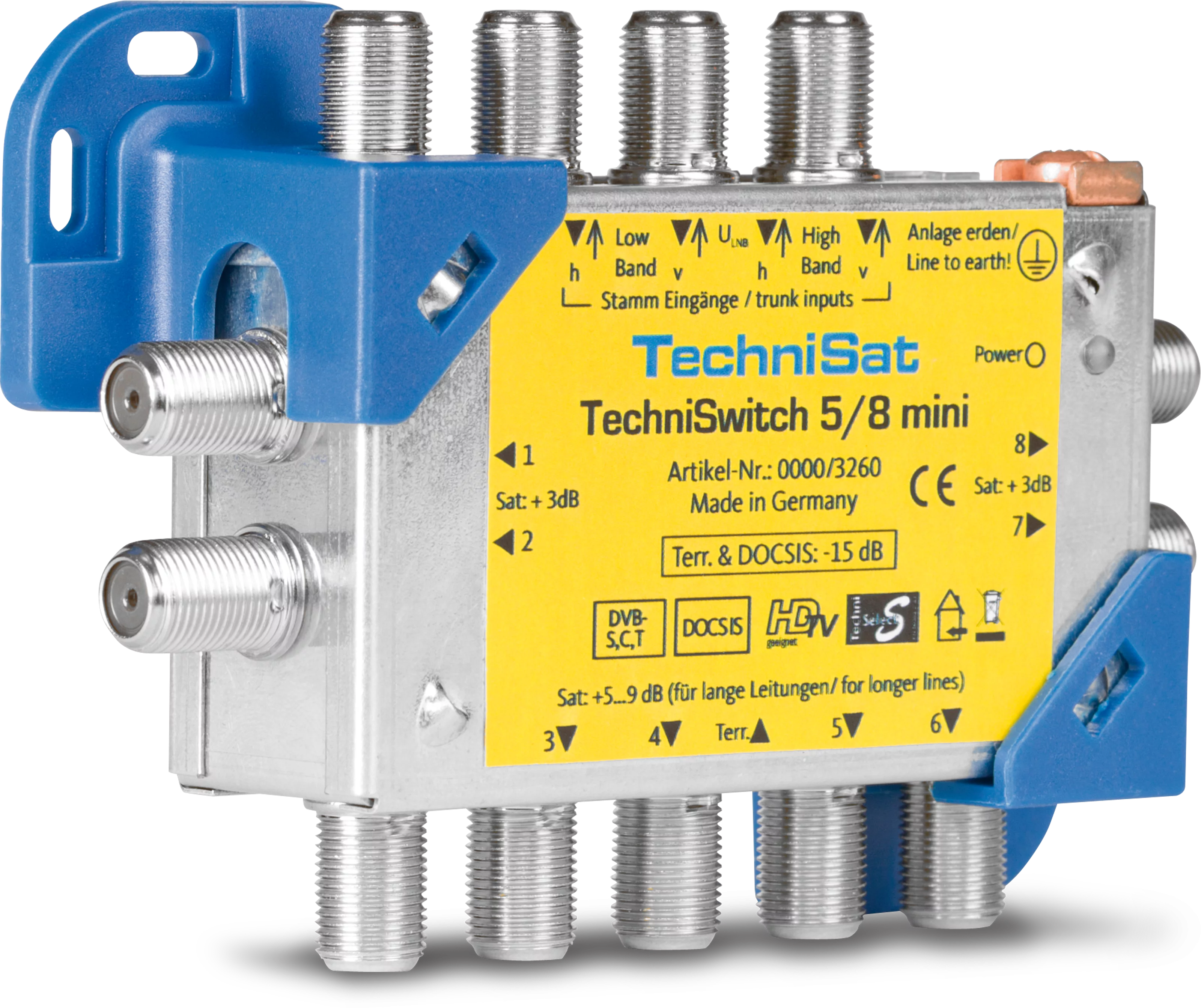 TECHNISWITCH 5/8 Mini Schräg, Rechts