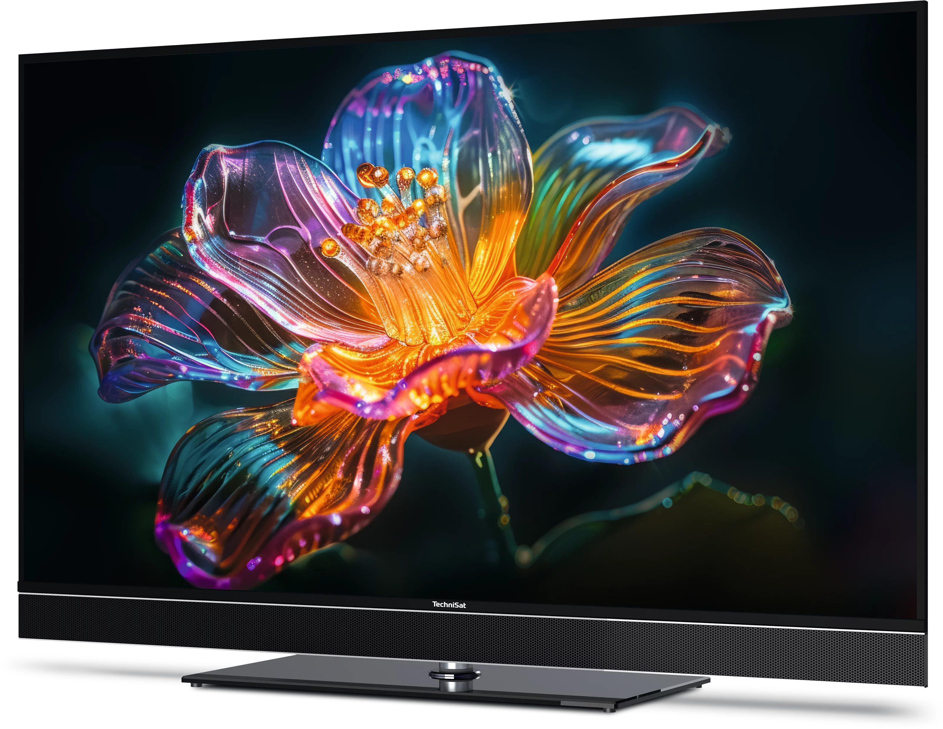 TECHNIVISTA 55 UHD CL Szene, Schräg, Links