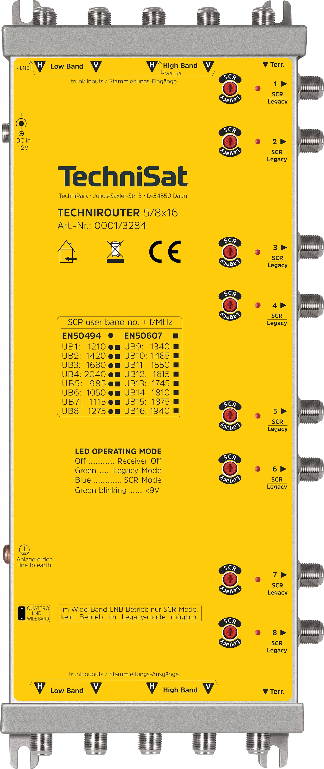 TECHNIROUTER 5/8X16 Frontal, Front