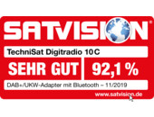 SATVISION 11/19 - Note: sehr gut (92,1 %)