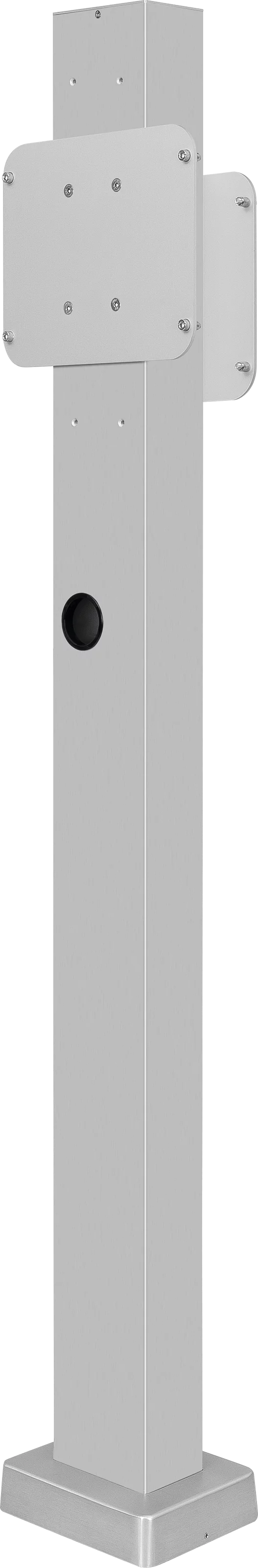 Standfuß für 2 x Wallbox 100/101 mit Montageplatte Schräg, Links