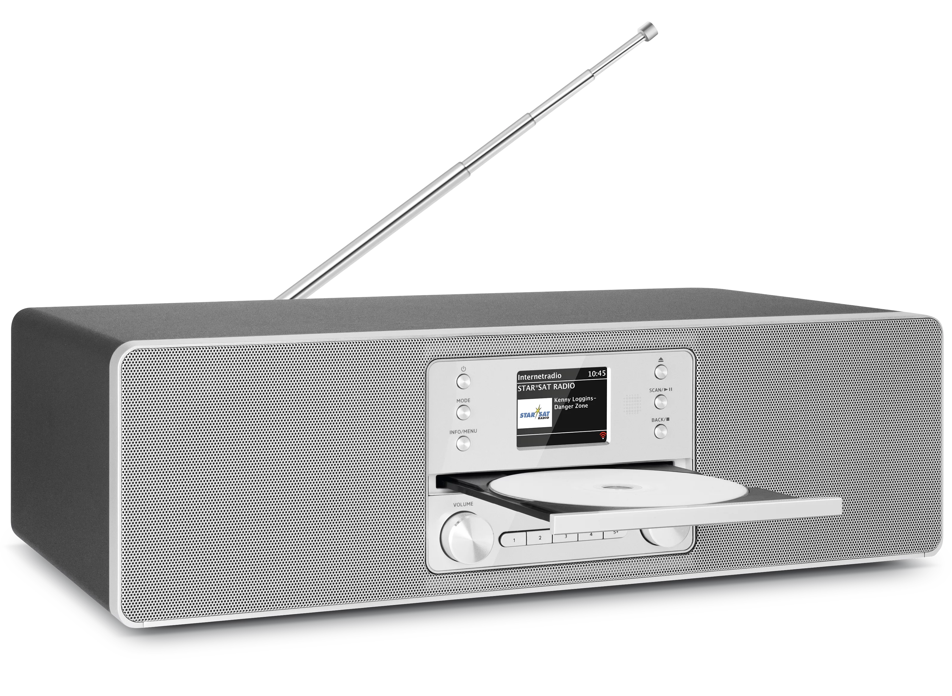 DIGITRADIO 380 CD IR (C-Ware) Schräg, Rechts