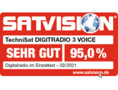 SATVISION 02/21 - Testnote: sehr gut (95%)