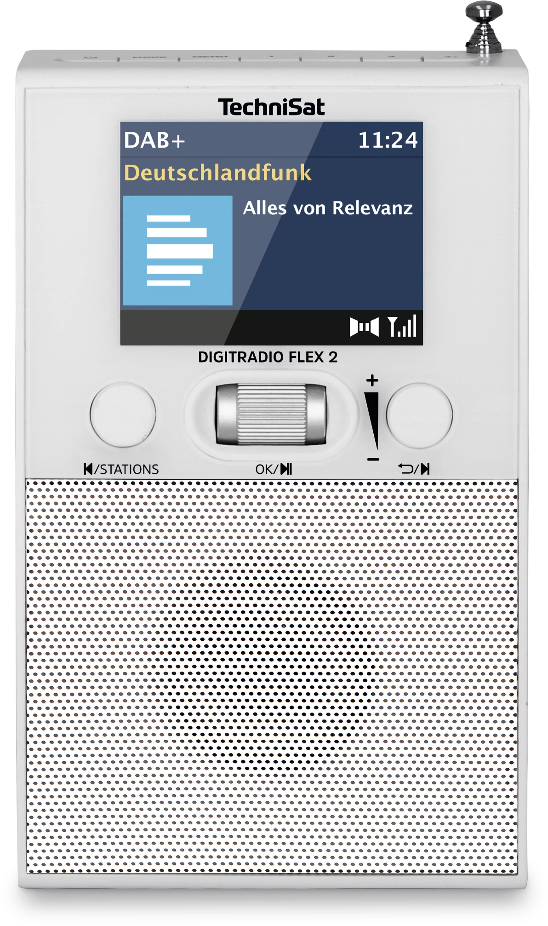 DIGITRADIO FLEX 2, weiß Frontal, Front