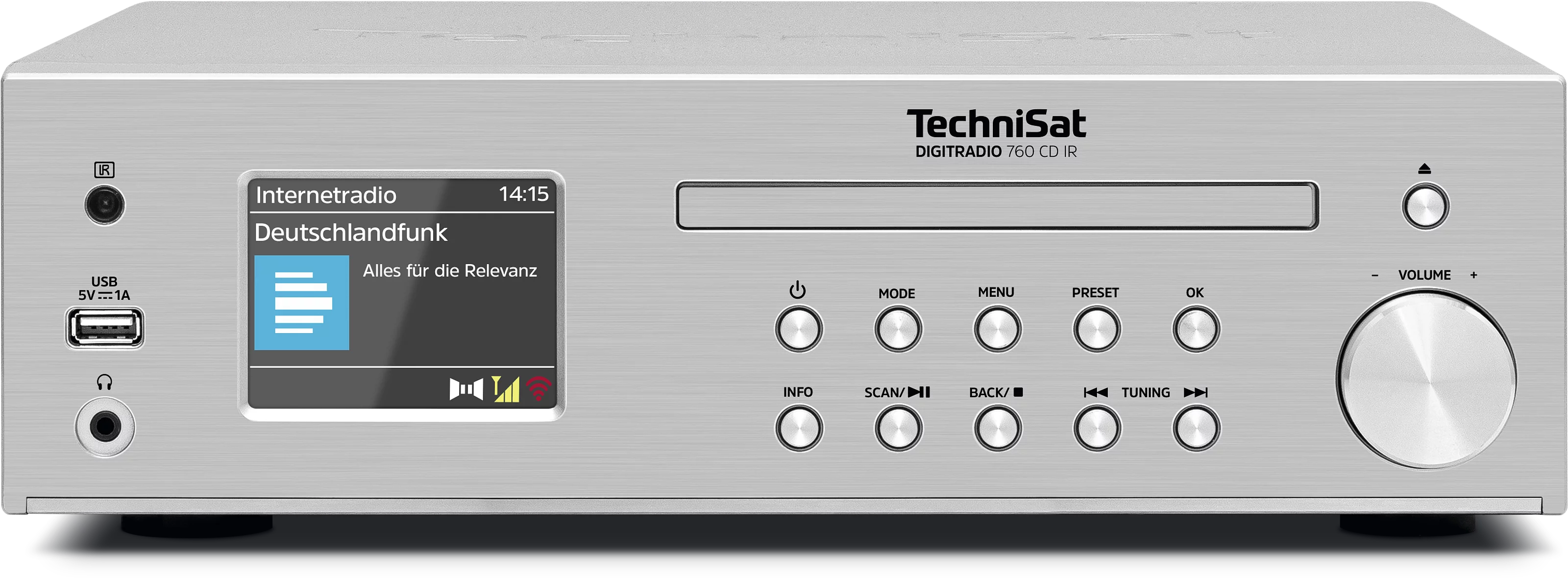 DIGITRADIO 760 CD IR Frontal, Front