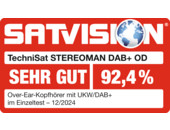 SATVISION 12/2024 - Sehr gut (92,4%)